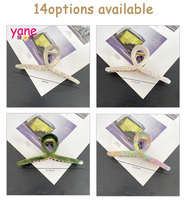 Plaque en acétate Clip en métal Premium Feeling Fashion Back of Head Large Cross Plate Hair Shark Clip Hair Cards