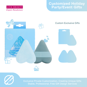 Brocha de Maquillaje de Doble Cara, Esponjosa, Personalizada, de Alta Calidad, para Venta al por Menor - Product Image 2