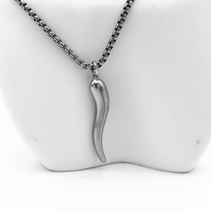 Yunnique – collier avec pendentif en forme de piment, en acier inoxydable, unisexe, style Punk, bijoux à la mode - Product Image 4