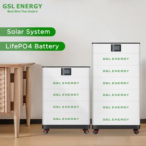 Batería de Litio de 48V 100Ah de GSL Energy a Precio de Fábrica, Sistema de Almacenamiento de Energía Doméstica Lifepo4, Batería Apilable de 10kwh con Certificado CE - Product Image 1
