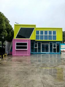 Alloggi <span class=keywords><strong>Prefabbricati</strong></span> Temporanei, Spazi Ufficio per Lavoratori, Case Modulari, Dormitori, Spazi <span class=keywords><strong>Abitativi</strong></span> Mobili, <span class=keywords><strong>Container</strong></span> in Pannelli di Acciaio Colorato - Product Image 1