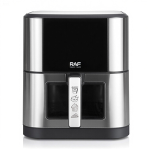 Friteuse à <span class=keywords><strong>air</strong></span> numérique RAF 1500W avec capacité familiale de 6L, panneau de commande tactile, circulation d'<span class=keywords><strong>air</strong></span> à 360 degrés et réduction de l'huile de 80% - Product Image 5
