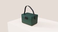 Stock de 12 L avec logo personnalisé Nouveau design Mini glacière portable mignon en plastique de 12 L pour filles femmes avec poignée en acier inoxydable