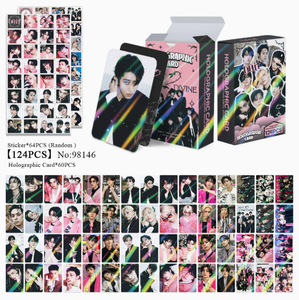 ขายส่ง 124 ชิ้น/กล่อง โฟโต้การ์ด <span class=keywords><strong>Straykids</strong></span> พร้อมสติกเกอร์ การ์ด LOMO ของ Stray Kids โฟโต้การ์ด สินค้า Kpop ของขวัญสำหรับแฟนคลับ ของแจกในคอนเสิร์ต - Product Image 5