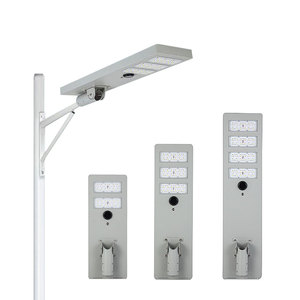 Farola <span class=keywords><strong>Solar</strong></span> LED para Exteriores de 40W/<span class=keywords><strong>60W</strong></span>/80W, Poste de Luz <span class=keywords><strong>Solar</strong></span> de Aluminio Impermeable IP65 para Carreteras y Estacionamientos, SMD DC con Certificación ROHS - Product Image 1