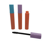 Tube de mascara vide couleur macaron en ABS, emballage cosmétique avec logo personnalisé pour liquide de croissance des cils