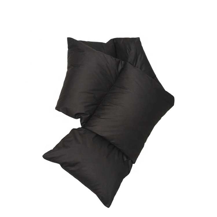 Зимний пуховой шарф из нейлоновой ткани с наполнителем из утиного пуха зимний женский шарф на шею шарфы-петли