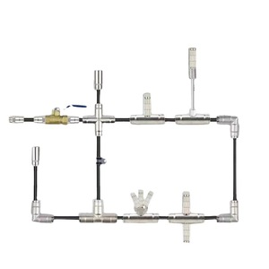 Raccord rapide MISTEC 304SS pour système de brumisation avec tuyau de 9,52 mm, base de buse en T - Product Image 2