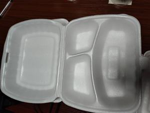 Récipient alimentaire en mousse, Boîte de mousse jetable, Récipients de service alimentaire en mousse personnalisables, Boîte de restauration rapide - Product Image 2