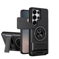 Casing Untuk Samsung S26 Ultra, Pelindung Lensa, Cincin Magnetik Putar, Model A57, Tahan Banting
