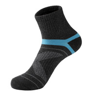 Chaussettes de sport respirantes personnalisées avec logo, chaussettes de course en coton, chaussettes d'entraînement, OEM, étiquette privée, vente en gros