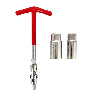 Llave de bujía con mango en <span class=keywords><strong>T</strong></span>, llave de vaso de torsión para coche con herramienta de llave de bujía de alta calidad - Product Image 3
