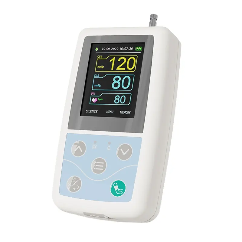 Contec ABPM50เครื่องวัดความดันโลหิต CE Approved 24ชั่วโมง Ambulatory Blood Pressure Monitor