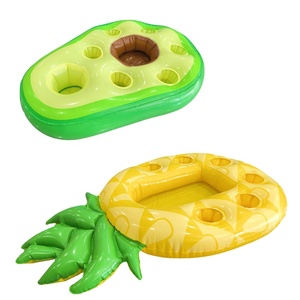 Joyee PVC Inflatable Ice Buckets <strong>Beverage</strong> Tubs for Fruit Drink Wine <strong>Pool</strong> Floating Cup <strong>Holder</strong> for Water Park Beach Party - Product Image 2