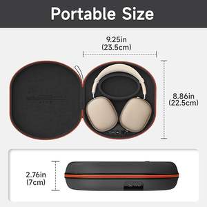 <span class=keywords><strong>เคส</strong></span>แบตเตอรี่สำหรับ airpods MAX <span class=keywords><strong>เคส</strong></span>ชาร์จ<span class=keywords><strong>แบ</strong></span>บพกพา & ที่ชาร์จถุงเก็บแบตเตอรี่สำหรับ airpods MAX & PRO MAX - Product Image 6