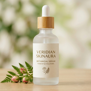 <span class=keywords><strong>Contenant</strong></span> <span class=keywords><strong>cosmétique</strong></span> transparent givré écologique de 30 ml, 50 ml, 100 ml pour les marques de soins de la peau biologiques et de beauté épurée - Product Image 3