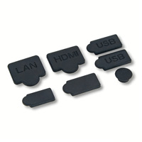 Couvre-prises anti-poussière en silicone pour PS5 Playstation 5, interface USB, protection anti-poussière, accessoires pour console