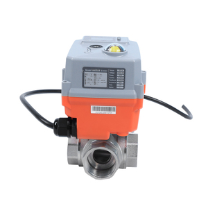 Tùy chỉnh 3-Way t-port ren điều khiển điện cơ giới bóng van thép không gỉ xây dựng nước phương tiện truyền thông OEM hỗ trợ - Product Image 2