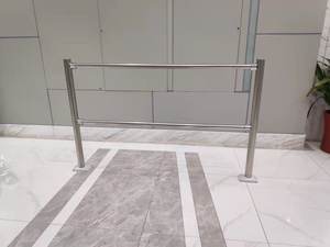 Барьер из нержавеющей стали для супермаркета/поручень для ограждения ворот супермаркета - Product Image 4