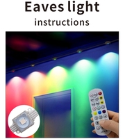 Meilleur prix pour éclairage LED de gouttière avec perles RVB lumineuses, corps en PC étanche pour décoration extérieure, points lumineux classés IP67