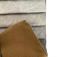 Tissu d'ameublement imprimé 100 % polyester effet cuir bronzé avec envers polaire pour canapé, collection 2026 en promotion