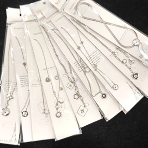 ต่างหูเงินแท้ 925 คุณภาพสูงสำหรับผู้หญิง สร้อยคอไทเทเนียมคู่ สร้อยข้อมือหรูหรา แหวน เครื่องประดับ กล่องสุ่ม ขายส่ง - Product Image 5