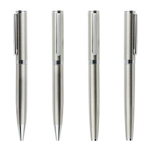 Stylo à bille élégant en acier inoxydable, stylo à bille en métal personnalisé de qualité supérieure, cadeaux pour femmes d'affaires et hommes matures - Product Image 2