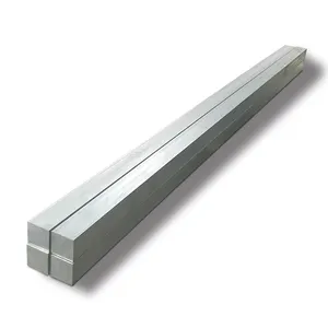Barra quadrata in alluminio estruso in lega di 1050 barra di alluminio grande diametro 20mm barra quadrata in alluminio