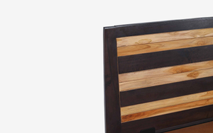 Cama de madera maciza de lujo hecha a mano con diseño personalizado y construcción de alta calidad para la elegancia del dormitorio y la sala de estar - Product Image 5