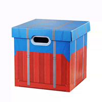 Boîte cadeau d'anniversaire créative personnalisée avec doublure en éponge et paquet cadeau de collation en carton ondulé boîte cadeau de jeu Airdrop
