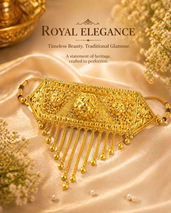 Compre un conjunto de 24 accesorios de moda chapados en oro de 15 cm con gargantilla Dori para novias y ocasiones festivas, de exportadores. - Product Image 6