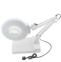2021 nuova lente d'ingrandimento Diam 200 LED 8X da 120 MM per la lettura del telefono della stazione di saldatura con lente d'ingrandimento illuminata con supporto a LED