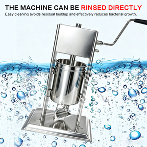 Machine à saucisses italienne manuelle 3L, nouvelle, pour chorizo et frankfurter – Facile à utiliser, en acier inoxydable <span class=keywords><strong>de</strong></span> qualité alimentaire – Offre spéciale - Product Image 3
