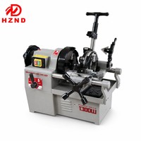 Machine à fileter les tuyaux NINGDA 1300W 2 pouces à moteur à induction pour filetages NPT/BSPT, tuyaux en acier