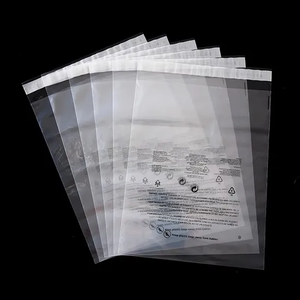 10" X 12" (254mm X 305mm) - 100 Pack - Clear Garment Poly Bags - Self- Sealing, Dust-Free Clothes Protection, Transparent, FBA Approved Suffocation Warning - For Travel, Storage & Retail - Clear