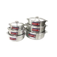 LOVFE Ensemble de 12 casseroles et poêles en aluminium forgé antiadhésif de haute qualité pour la cuisine