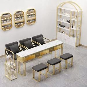 Bureau de salon de manucure professionnel, table de manucure multifonctionnelle avec organisateur pour studio de beauté et maison - Product Image 3