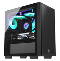 Venta caliente Accesorios de computadora MATX Mid Tower Vidrio templado Gaming Computer Case PC Compatible