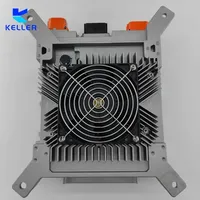 Chargeur embarqué 6,6 kW avec supports de montage, refroidissement par air/liquide, contrôle CAN Bus, efficacité de 94 % pour les machines d'ingénierie