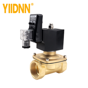 Van xả điện tử tự động chuyển mạch dòng chảy cao 2W 3/4 inch 1 inch 1.5 inch 2 inch bằng đồng thau điều khiển bằng khí nén - Product Image 1