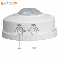 Détecteur de mouvement infrarouge miniature pour plafond, détection 6M, angle de détection 360°, étanche IP20, 1200W pour éclairage intérieur/extérieur