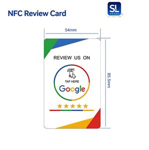 Carte NFC SHILOH <span class=keywords><strong>pour</strong></span> avis clients – Pas d'<span class=keywords><strong>application</strong></span>, pas de lecture de <span class=keywords><strong>code</strong></span> <span class=keywords><strong>QR</strong></span> – Puce importée – Plusieurs couleurs – Carte de visite intelligente <span class=keywords><strong>pour</strong></span> café, hôtel, boutique - Product Image 5
