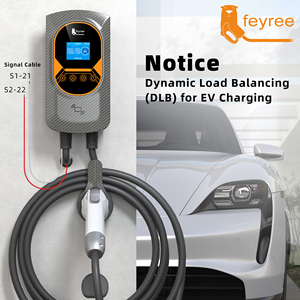 Chargeur EV Feyree 11kW GBT 16A triphasé pour maison, borne murale avec écran 2,8 pouces, application DLB WIFI, carte RFID pour la recharge à domicile ou au garage - Product Image 2