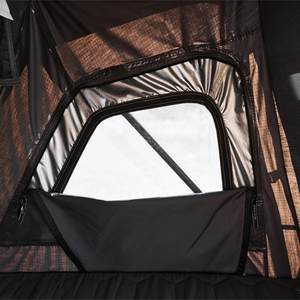 Tente de toit rigide à toit souple pour 4 personnes, en aluminium, vente en gros, camping en plein air pour SUV, voiture, camion, vente chaude, dorée - Product Image 6