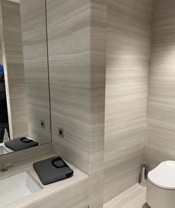 Plans de travail en marbre d'Athènes Serpeggiante, dalles de marbre naturel à grain blanc boisé - Product Image 5