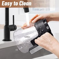 Carafe de remplacement HYRA pour cafetière Ninja CFP101 CFP201 CFP301, carafe en verre avec couvercle à ouverture intégrée, 10 tasses