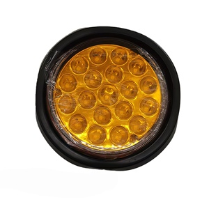 อะไหล่ระบบไฟรถบรรทุกคุณภาพสูง สีแดง เหลือง ขาว ไฟท้าย LED ทรงกลม 4 นิ้ว สำหรับรถบรรทุกและรถพ่วง ใช้ได้กับรถทั่วไป - Product Image 3
