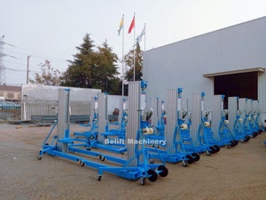 Barato nuevo 340kg de carga móvil portátil Material <span class=keywords><strong>Genie</strong></span> Lift Manual - Product Image 6