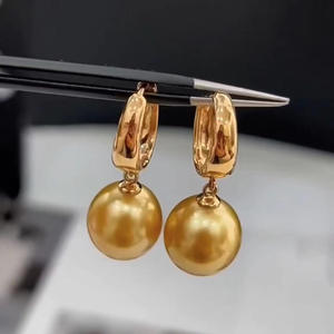 Accessoires en argent S925 pour la création de bijoux, boucles d'oreilles pendantes tendance avec support vide pour perles rondes de 8 à 13 mm, 21717 - Product Image 3