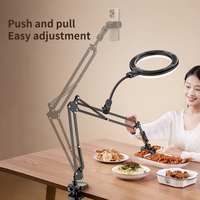 Ring Light Berkualitas Tinggi Laris di UK dan AS dengan Stand Ponsel, Ringlight Filllight untuk Tiktok, Fotografi, Youtube, dan Fotografi